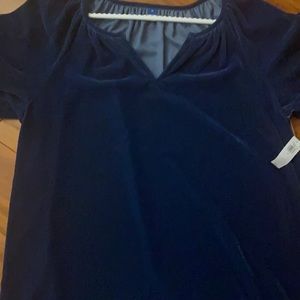 BNWT size medium velvet blue dress